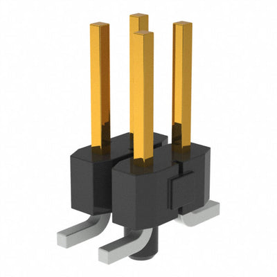 TSM-102-01-LM-DV-A-TR by Samtec Inc. - CONNECTOR HEADER SMD 4POS 2.54MM