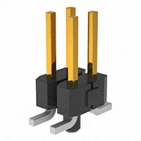 TSM-102-01-SM-DV-A-TR by Samtec Inc. - CONNECTOR HEADER SMD 4POS 2.54MM