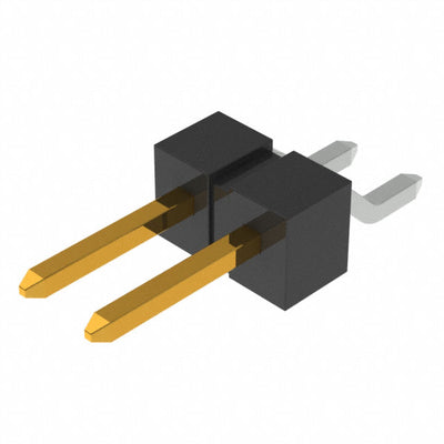 TSM-102-01-S-SH-TR by Samtec Inc. - CONNECTOR HEADER SMD R/A 2POS 2.54MM