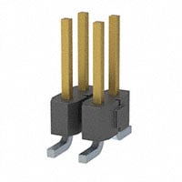 TSM-102-01-S-DV-TR by Samtec Inc. - CONNECTOR HEADER SMD 4POS 2.54MM