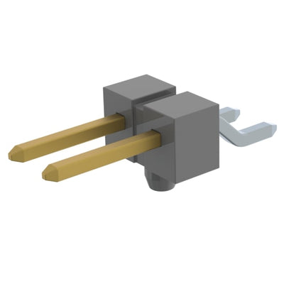 TSM-102-01-LM-SH-A-TR by Samtec Inc. - CONNECTOR HEADER SMD R/A 2POS 2.54MM
