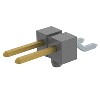 TSM-102-01-S-SH-A by Samtec Inc. - CONNECTOR HEADER SMD R/A 2POS 2.54MM