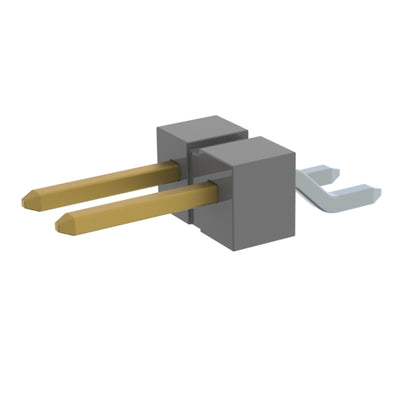TSM-102-01-LM-SH-P-TR by Samtec Inc. - CONNECTOR HEADER SMD R/A 2POS 2.54MM