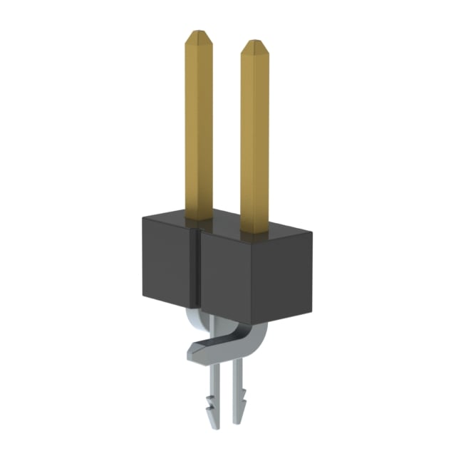 TSM-102-01-L-SV-LC-P-TR by Samtec Inc. - CONNECTOR HEADER SMD 2POS 2.54MM