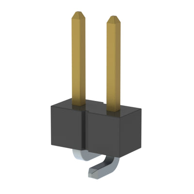 TSM-102-01-F-SV by Samtec Inc. - CONNECTOR HEADER SMD 2POS 2.54MM