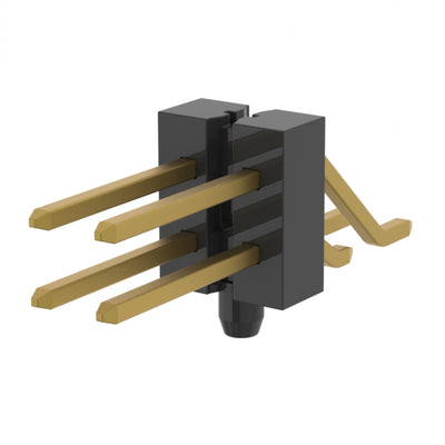 TSM-102-02-H-DH-A by Samtec Inc. - CONNECTOR HEADER SMD R/A 4POS 2.54MM