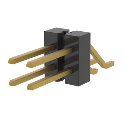 TSM-102-02-H-DH by Samtec Inc. - CONNECTOR HEADER SMD R/A 4POS 2.54MM