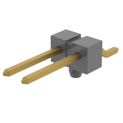 TSM-102-02-H-SH-A-TR by Samtec Inc. - CONNECTOR HEADER SMD R/A 2POS 2.54MM