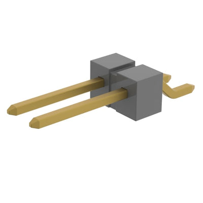 TSM-102-02-G-SH by Samtec Inc. - CONNECTOR HEADER SMD R/A 2POS 2.54MM