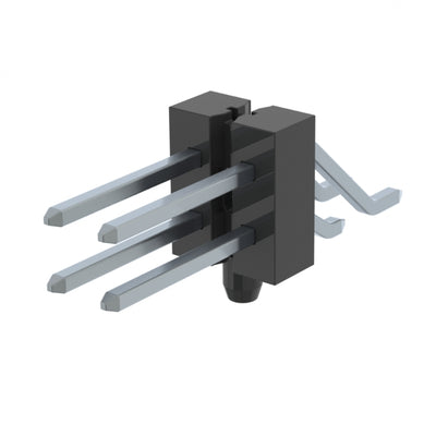TSM-102-02-T-DH-A by Samtec Inc. - CONNECTOR HEADER SMD R/A 4POS 2.54MM