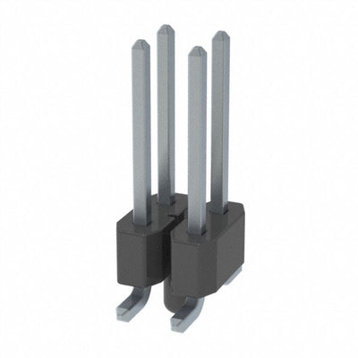 TSM-102-02-T-DV-A-P-TR by Samtec Inc. - CONNECTOR HEADER SMD 4POS 2.54MM
