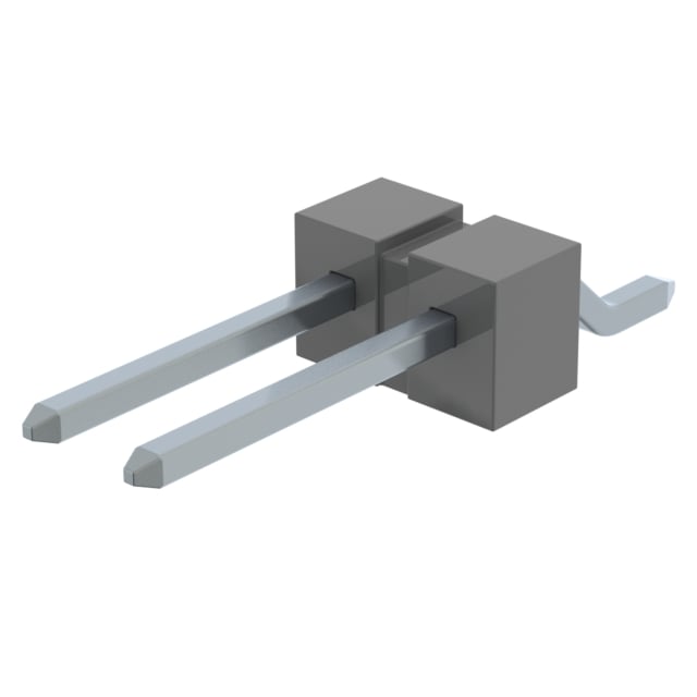 TSM-102-02-T-SH by Samtec Inc. - CONNECTOR HEADER SMD R/A 2POS 2.54MM