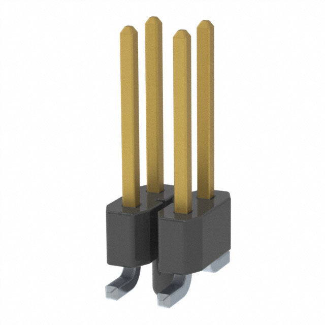 TSM-102-02-S-DV-A-TR by Samtec Inc. - CONNECTOR HEADER SMD 4POS 2.54MM