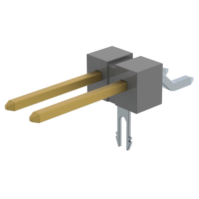 TSM-102-02-L-SH-LC-TR by Samtec Inc. - CONNECTOR HEADER SMD R/A 2POS 2.54MM