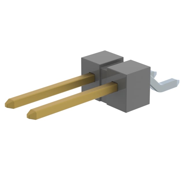 TSM-102-02-L-SH-TR by Samtec Inc. - CONNECTOR HEADER SMD R/A 2POS 2.54MM