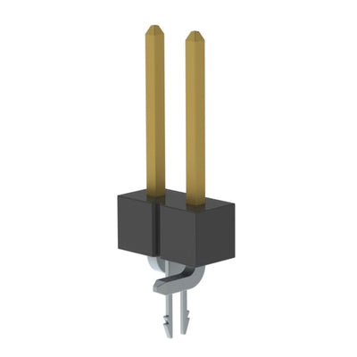 TSM-102-02-L-SV-LC by Samtec Inc. - CONNECTOR HEADER SMD 2POS 2.54MM