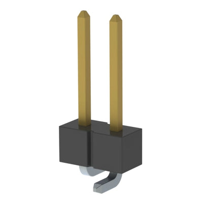 TSM-102-02-SM-SV by Samtec Inc. - CONNECTOR HEADER SMD 2POS 2.54MM