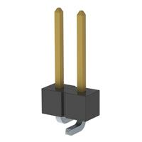TSM-102-02-LM-SV by Samtec Inc. - CONNECTOR HEADER SMD 2POS 2.54MM