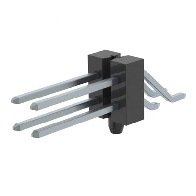 TSM-102-03-T-DH-A-P-TR by Samtec Inc. - CONNECTOR HEADER SMD R/A 4POS 2.54MM