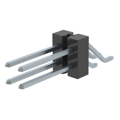 TSM-102-03-T-DH-TR by Samtec Inc. - CONNECTOR HEADER SMD R/A 4POS 2.54MM