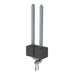 TSM-102-03-T-SV-LC-TR by Samtec Inc. - CONNECTOR HEADER SMD 2POS 2.54MM
