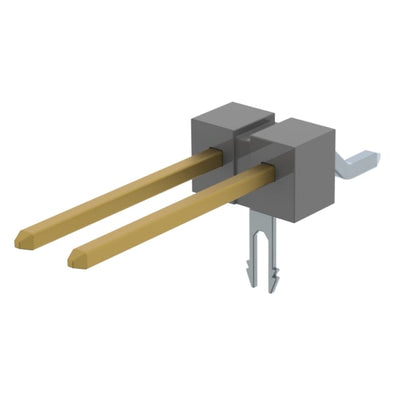 TSM-102-03-L-SH-LC by Samtec Inc. - CONNECTOR HEADER SMD R/A 2POS 2.54MM