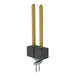 TSM-102-03-L-SV-LC by Samtec Inc. - CONNECTOR HEADER SMD 2POS 2.54MM