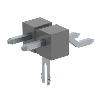 TSM-102-04-T-SH-LC by Samtec Inc. - CONNECTOR HEADER SMD R/A 2POS 2.54MM