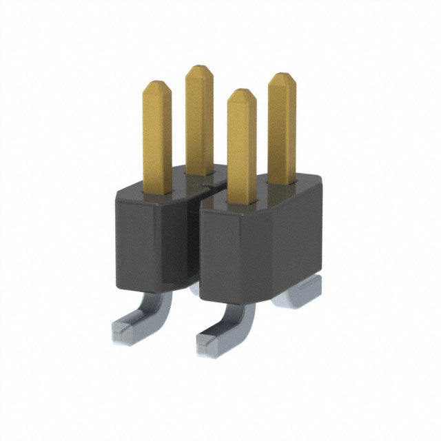 TSM-102-04-L-DV by Samtec Inc. - CONNECTOR HEADER SMD 4POS 2.54MM