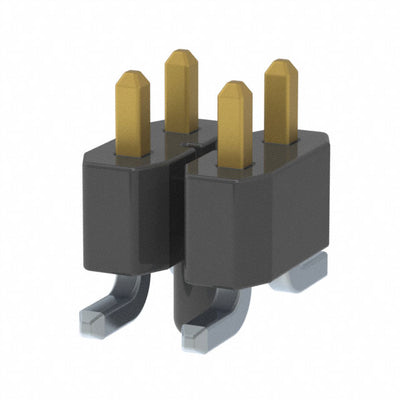 TSM-102-05-F-DV-A by Samtec Inc. - CONNECTOR HEADER SMD 4POS 2.54MM