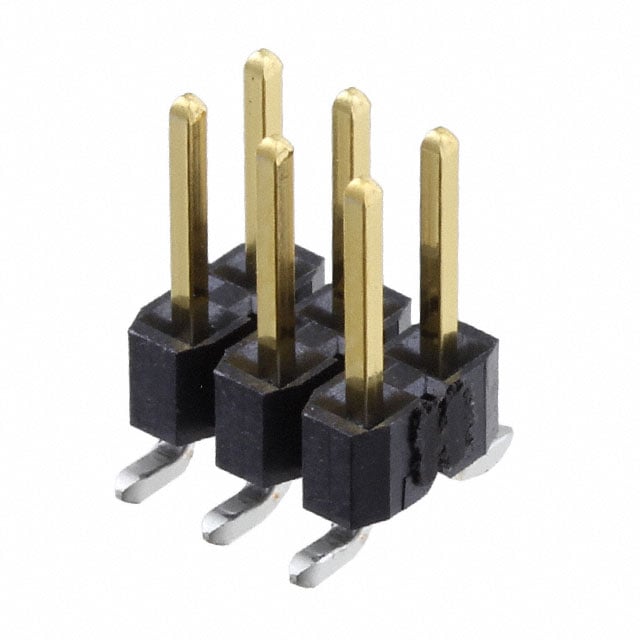 TSM-103-01-F-DV-P-TR by Samtec Inc. - CONNECTOR HEADER SMD 6POS 2.54MM