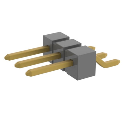 TSM-103-01-G-SH-P-TR by Samtec Inc. - CONNECTOR HEADER SMD R/A 3POS 2.54MM