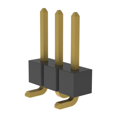 TSM-103-01-H-SV by Samtec Inc. - CONNECTOR HEADER SMD 3POS 2.54MM
