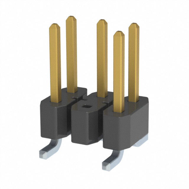 TSM-103-01-L-DV-003 by Samtec Inc. - CONNECTOR HEADER SMD 6POS 2.54MM