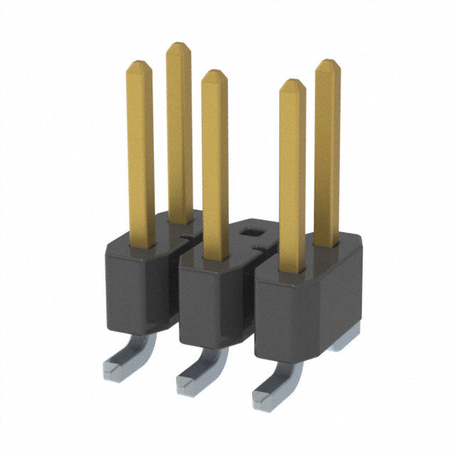 TSM-103-01-L-DV-004-P-TR by Samtec Inc. - CONNECTOR HEADER SMD 6POS 2.54MM