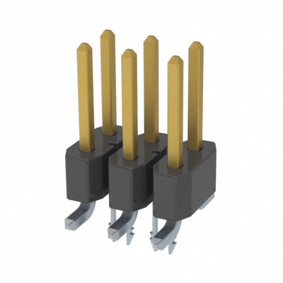 TSM-103-01-SS-DV-LC by Samtec Inc. - CONNECTOR HEADER SMD 6POS 2.54MM