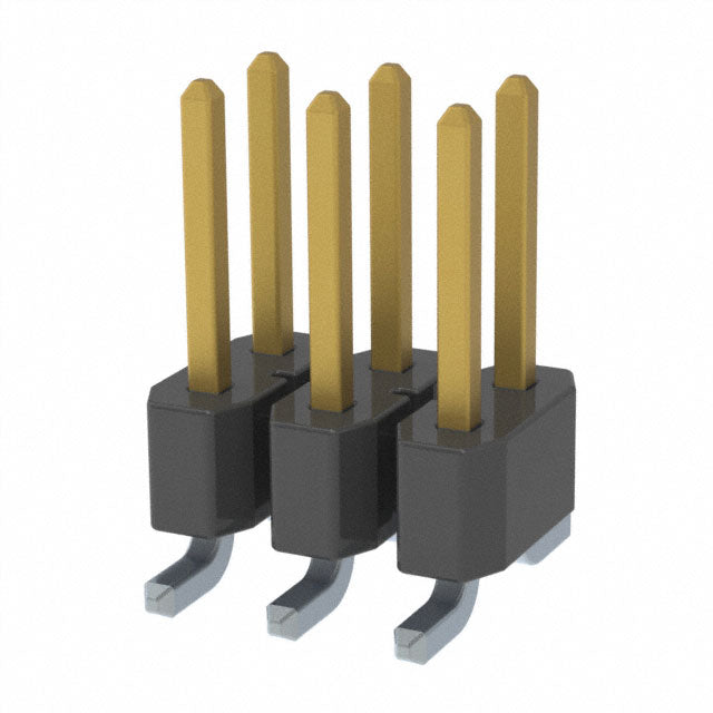 TSM-103-01-LM-DV by Samtec Inc. - CONNECTOR HEADER SMD 6POS 2.54MM
