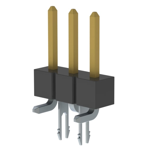 TSM-103-01-LM-SV-LC by Samtec Inc. - CONNECTOR HEADER SMD 3POS 2.54MM