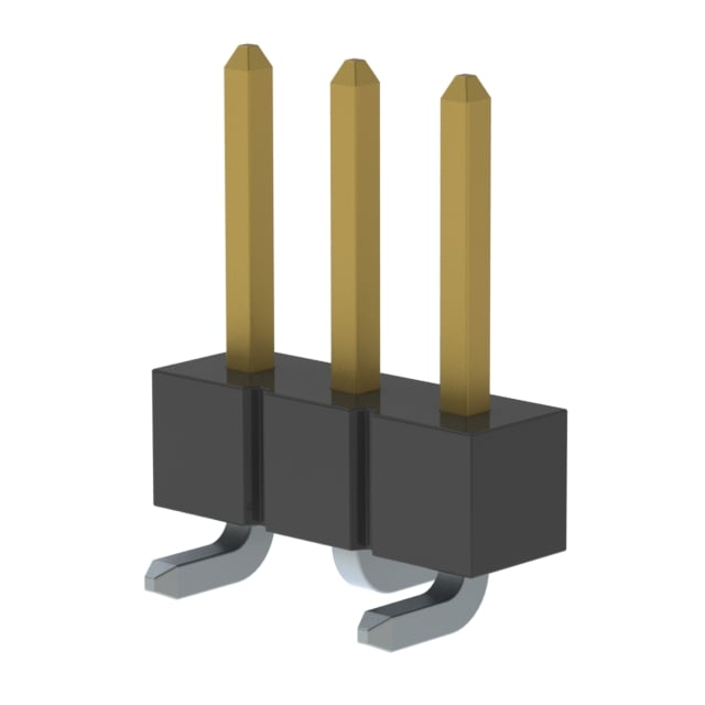 TSM-103-01-SS-SV by Samtec Inc. - CONNECTOR HEADER SMD 3POS 2.54MM