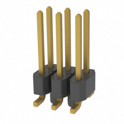 TSM-103-02-G-DV-A by Samtec Inc. - CONNECTOR HEADER SMD 6POS 2.54MM