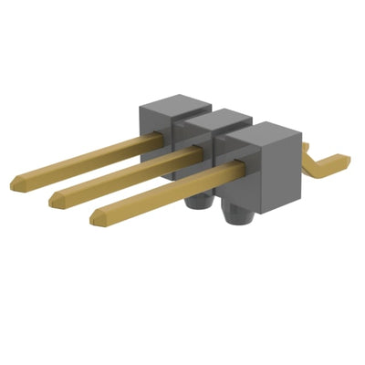 TSM-103-02-G-SH-A-TR by Samtec Inc. - CONNECTOR HEADER SMD R/A 3POS 2.54MM