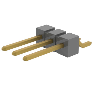 TSM-103-02-H-SH by Samtec Inc. - CONNECTOR HEADER SMD R/A 3POS 2.54MM