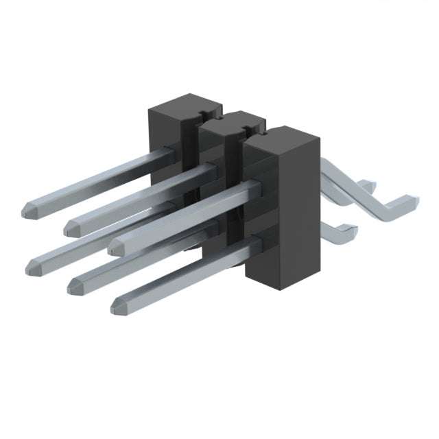 TSM-103-02-T-DH-TR by Samtec Inc. - CONNECTOR HEADER SMD R/A 6POS 2.54MM
