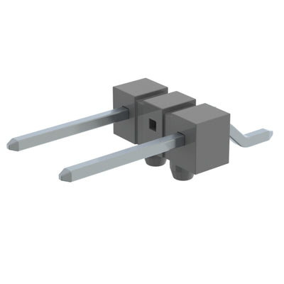 TSM-103-02-T-SH-A-002 by Samtec Inc. - CONNECTOR HEADER SMD R/A 3POS 2.54MM