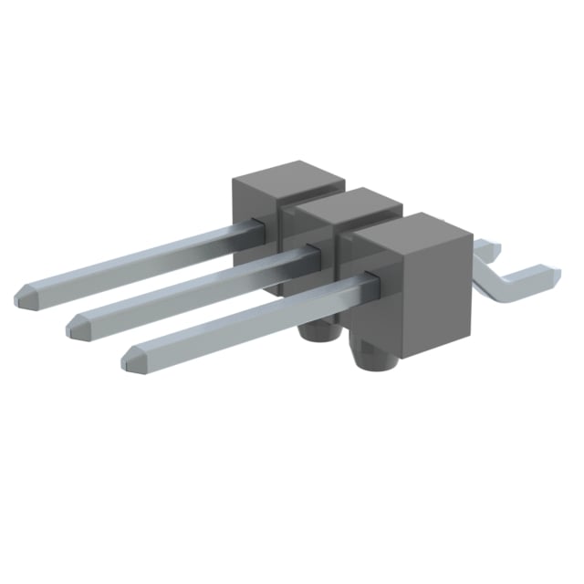 TSM-103-02-TM-SH-A-P-TR by Samtec Inc. - CONNECTOR HEADER SMD R/A 3POS 2.54MM