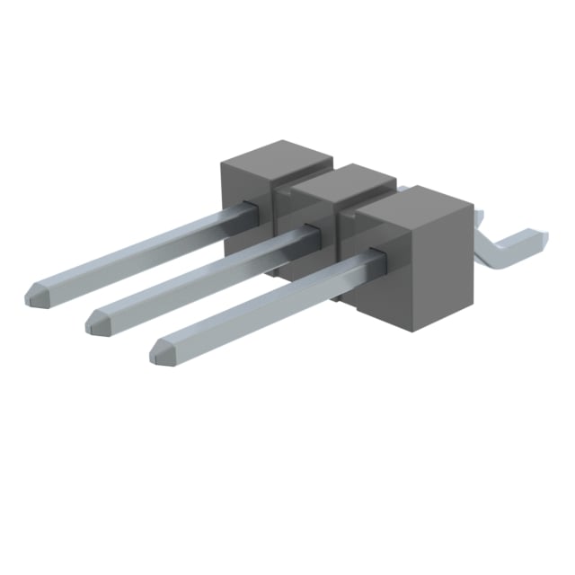 TSM-103-02-T-SH-TR by Samtec Inc. - CONNECTOR HEADER SMD R/A 3POS 2.54MM