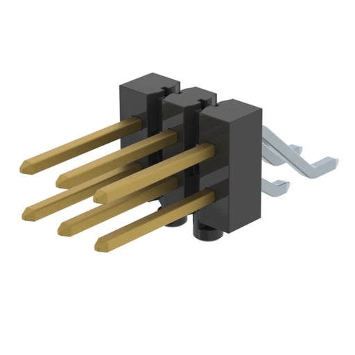 TSM-103-02-S-DH-SL by Samtec Inc. - CONNECTOR HEADER SMD R/A 6POS 2.54MM