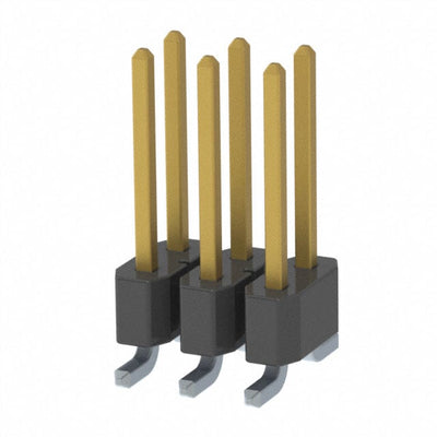 TSM-103-02-SM-DV-P-TR by Samtec Inc. - CONNECTOR HEADER SMD 6POS 2.54MM