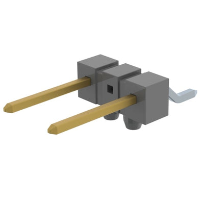 TSM-103-02-SM-SH-A-002-P-TR by Samtec Inc. - CONNECTOR HEADER SMD R/A 3POS 2.54MM