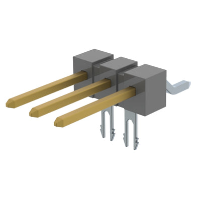 TSM-103-02-L-SH-LC by Samtec Inc. - CONNECTOR HEADER SMD R/A 3POS 2.54MM